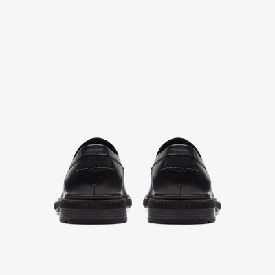 Mens - Burchill Penny Black Leather